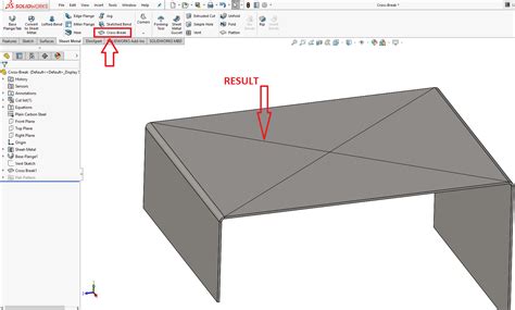 sheet metal cross break tool